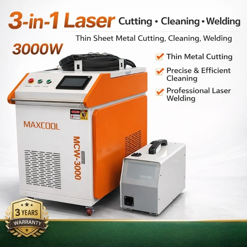 Industrial Laser Cleaning Machine - Welding Machine 3 in 1 Laser