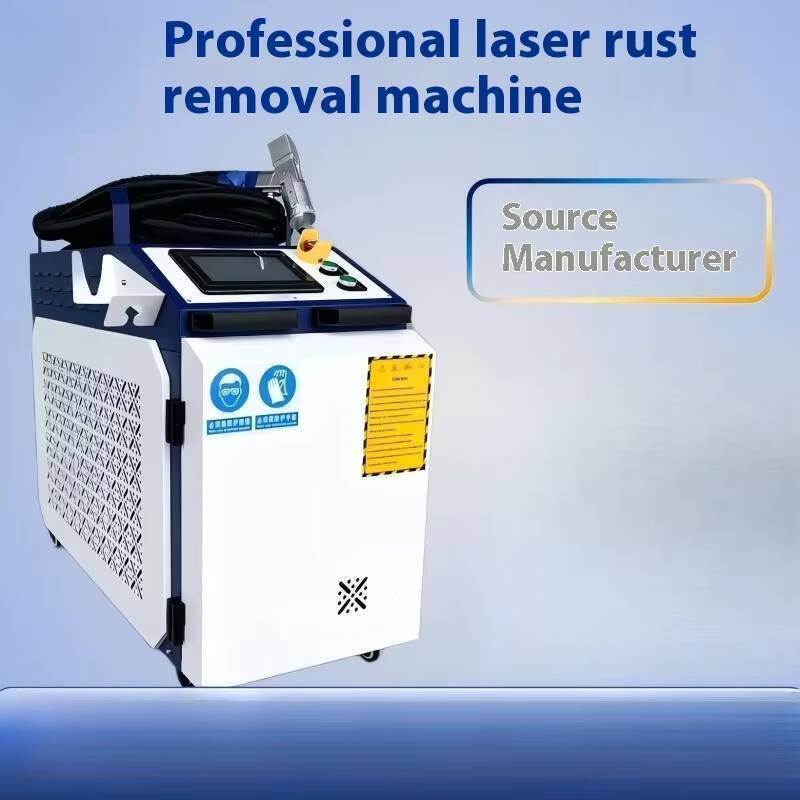 Industrial Laser Cleaning Machine - Efficient Handheld Metal Reinforcement Mold Surface
