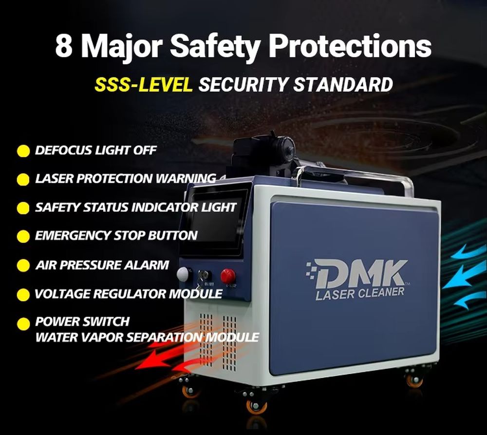 DMK New air Cooling  GT-500w P – обзор и цена Portable Laser Rust Removal