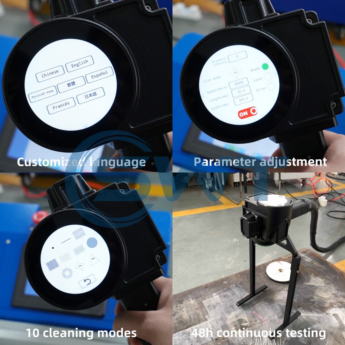 SWT 200W 300W Portable Pulsed  – обзор и цена Industrial Laser Cleaning Equipment