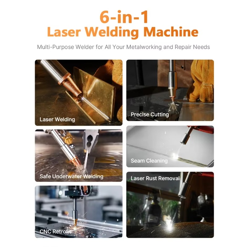 Weld Cut Clean Engrave 4 In 1  – обзор и цена Industrial Laser Cleaning Machine