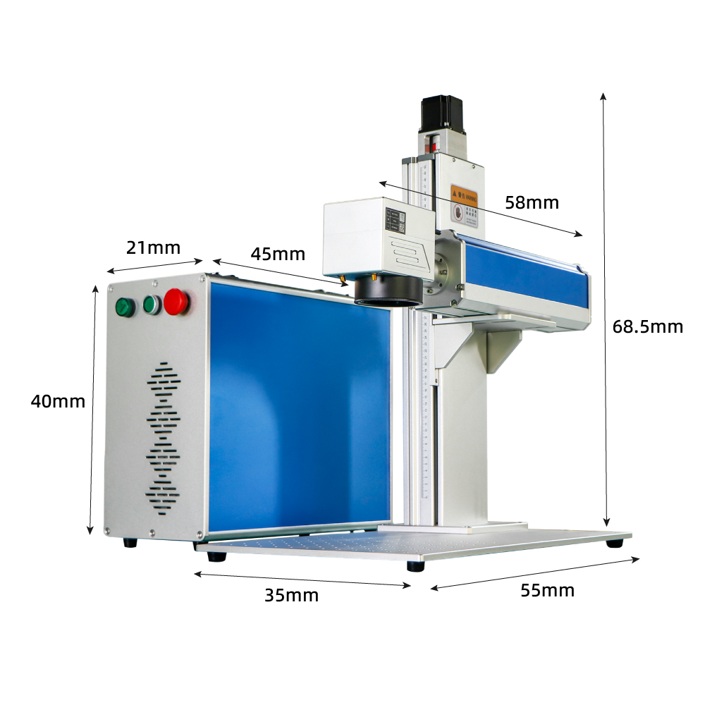 Raycus Fiber Laser Engraver Ma – обзор и цена Industrial Laser Engraving Machine For Metal