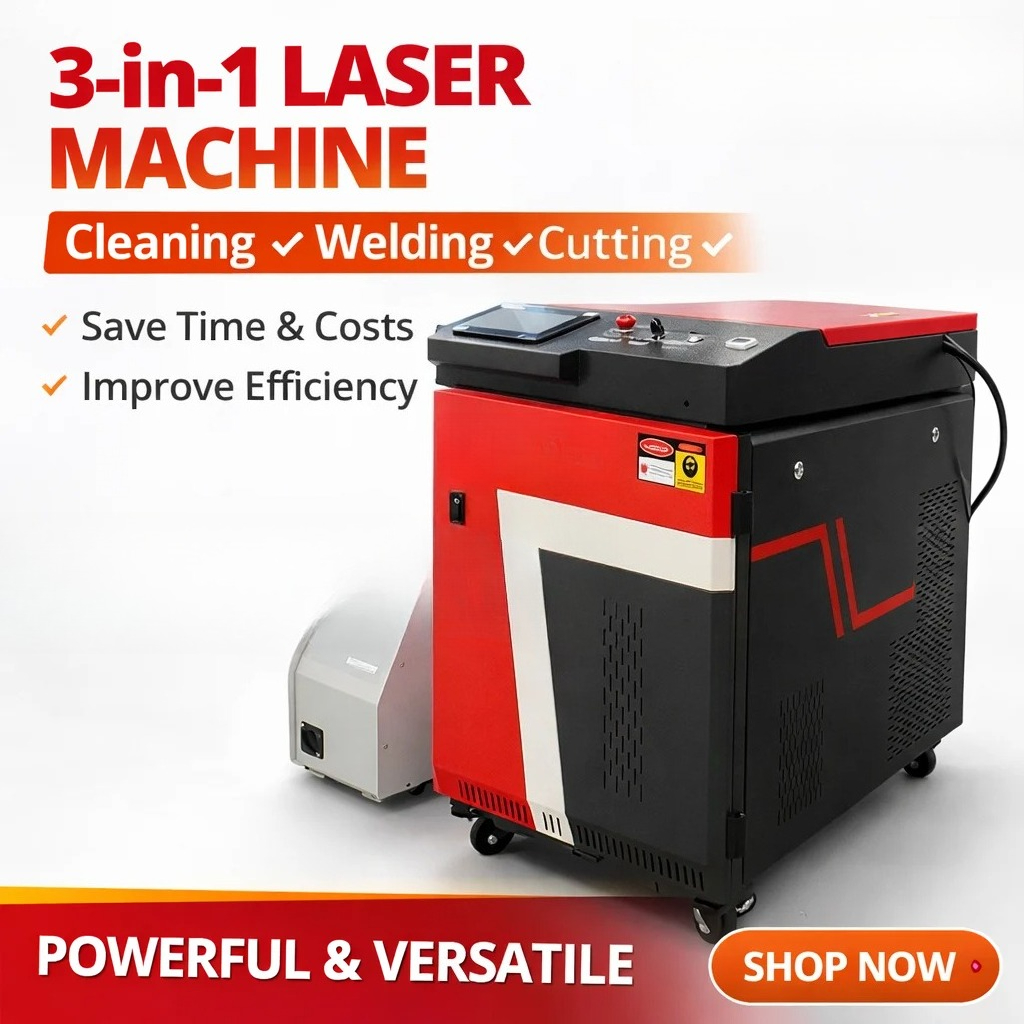 Applicable to Compact 3-in-1 H – обзор и цена Industrial Laser Cleaning Machine