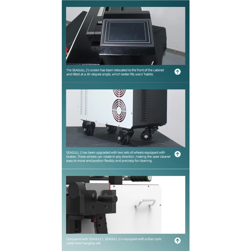 Portable Pulse Fiber 300W Lase – обзор и цена Industrial Laser Cleaning Machine