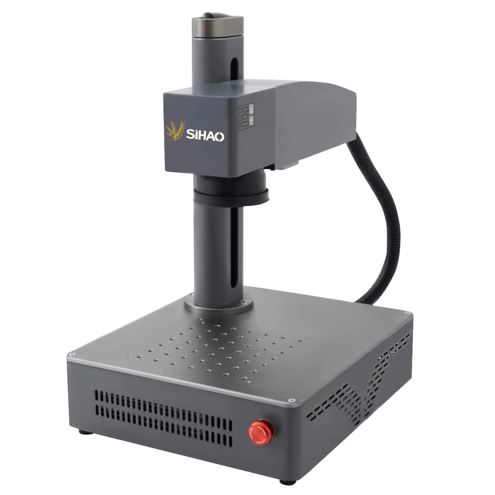 SIHAO Fiber Laser Marking Mach – обзор и цена Industrial Laser Engraving Machine For Metal