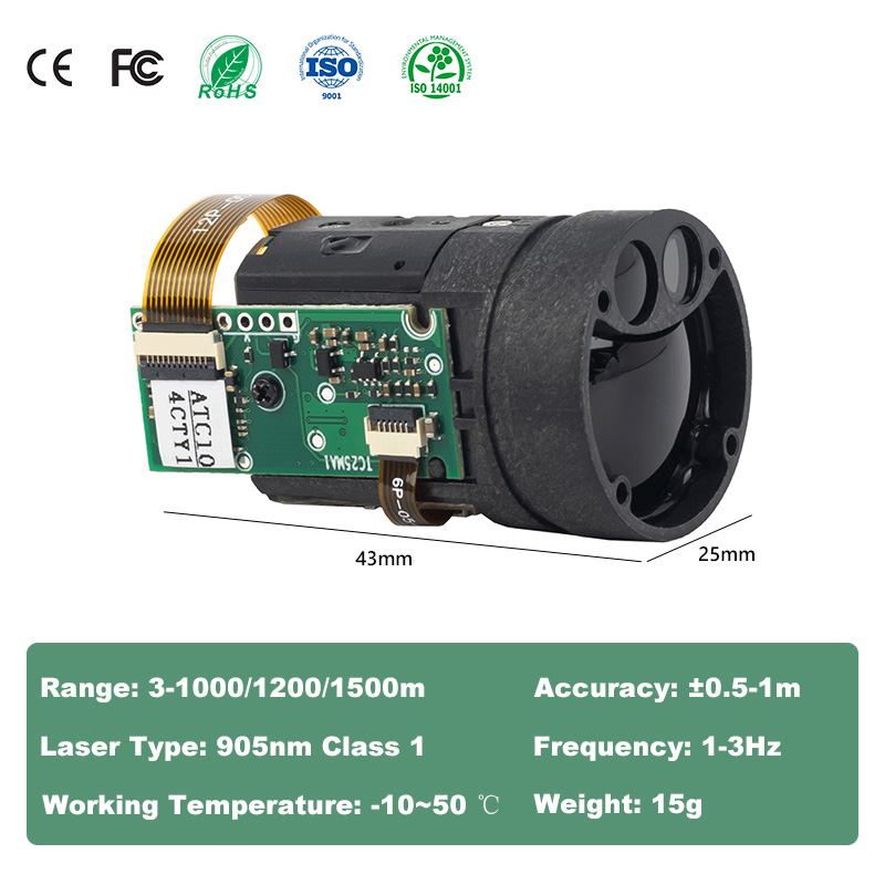 Light Weight 1000m Night Visio – обзор и цена Industrial Laser Distance Measuring Device